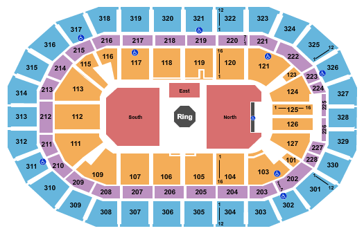 Canada Life Centre UFC Seating Chart