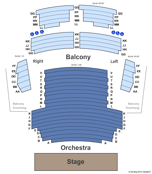 Bell Performing Arts Centre End Stage Seating Chart