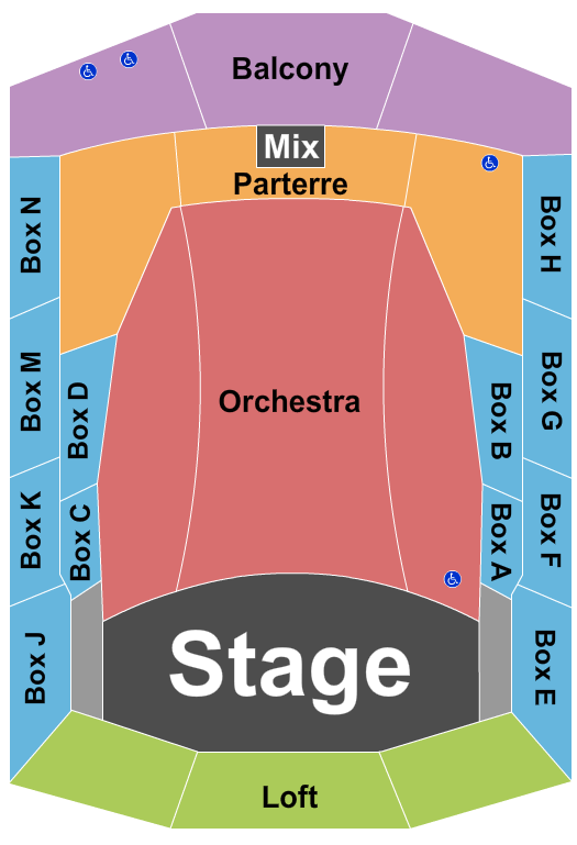 Bella Concert Hall - Mount Royal University Seating Chart