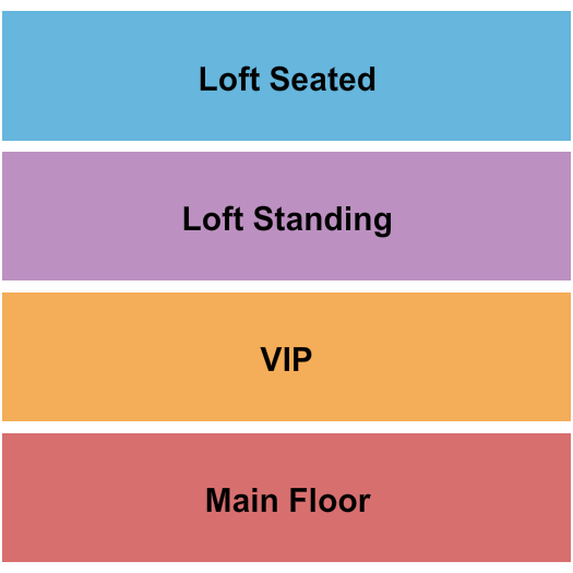Bell's Eccentric Cafe GA/VIP/LOFT Seating Chart