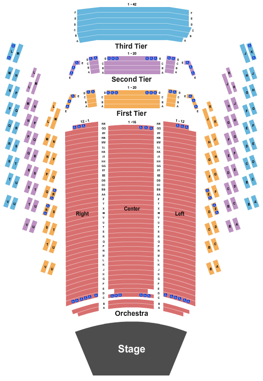 Dvorak's New World Symphony Benaroya Hall - S. Mark Taper Foundation Auditorium Seating Chart