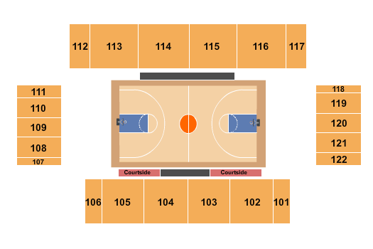 Bender Arena - American University Basketball Seating Chart