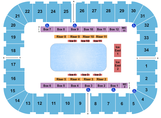 Berglund Center Coliseum Disney On Ice Seating Chart