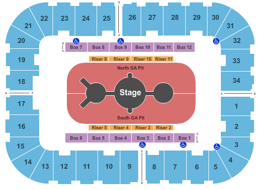 Berglund Center Coliseum Carrie Underwood Seating Chart