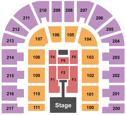 Bert Ogden Arena Banda MS Seating Chart