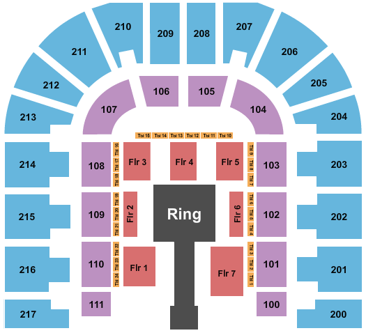 Bert Ogden Arena Boxing Seating Chart