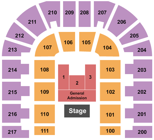 Bert Ogden Arena Chris Young Seating Chart