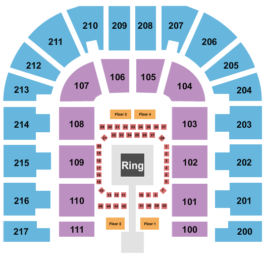 Bert Ogden Arena Fighting Seating Chart