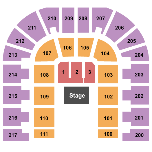 Bert Ogden Arena George Lopez Seating Chart