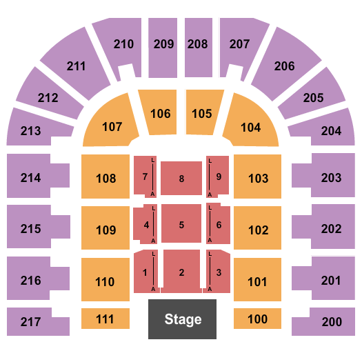 Bert Ogden Arena J Balvin Seating Chart