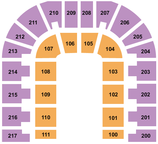 Bert Ogden Arena Open Floor Seating Chart
