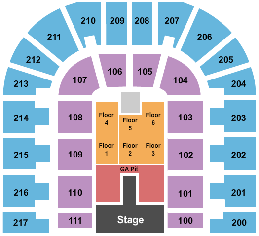 Bert Ogden Arena Parker McCollum Seating Chart