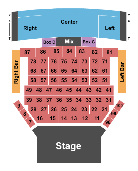 SOS Band Bethesda Theatre Seating Chart