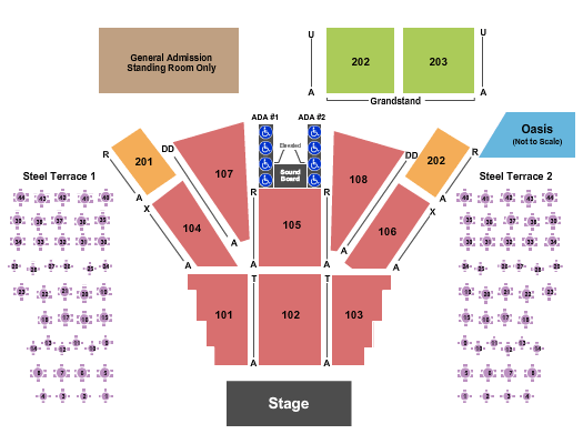 Bethlehem Musikfest - Wind Creek Steel Stage Willie Nelson Seating Chart