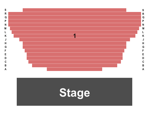Betsy Lovett Arts Center at the Bolles School Endstage Seating Chart