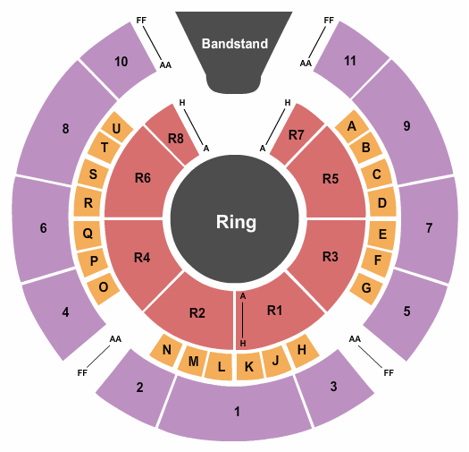 Big Apple Circus at National Harbor Center Stage Seating Chart