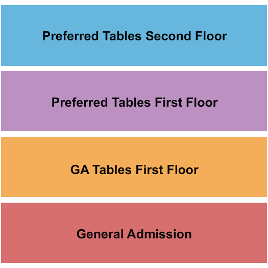 Big Laugh Comedy Club - Austin GA/Tables Seating Chart