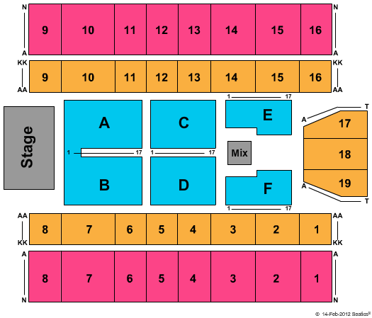 Marshall Health Network Arena Barry Manilow Seating Chart