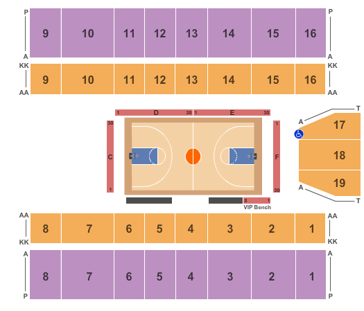 Huntington Civic Center Seating Chart