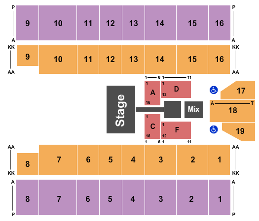 Marshall Health Network Arena Casting Crowns Seating Chart