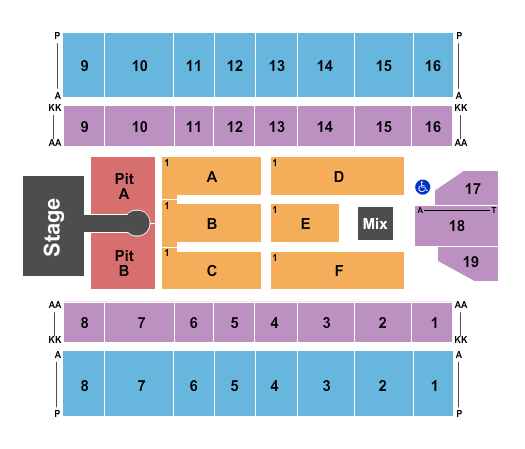 Marshall Health Network Arena Cole Swindell Seating Chart