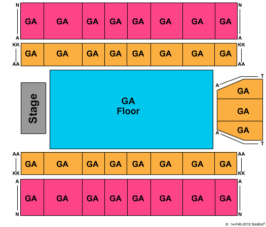 Marshall Health Network Arena Endstage GA Seating Chart