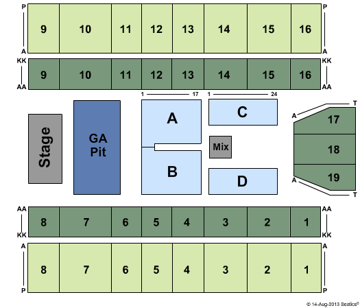 Marshall Health Network Arena Florida Georgia Line Seating Chart