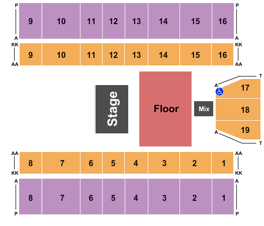 Marshall Health Network Arena Halfhouse Seating Chart