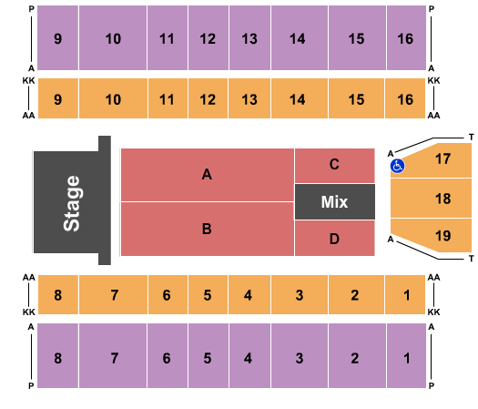 Marshall Health Network Arena Kiss Seating Chart