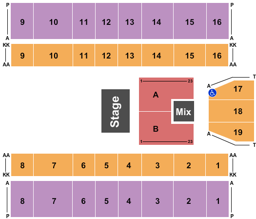 Marshall Health Network Arena MercyMe Seating Chart