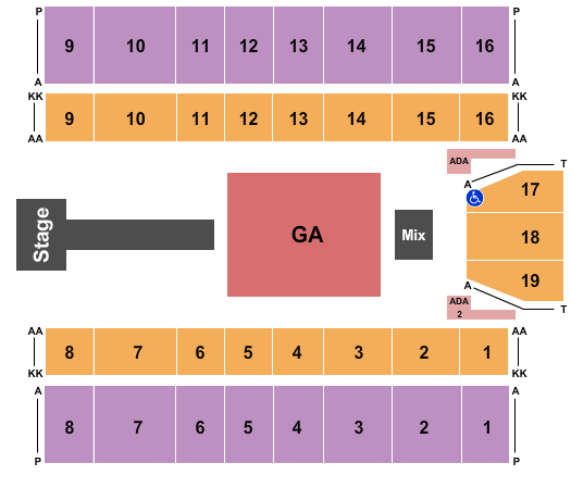 Marshall Health Network Arena Shinedown 2 Seating Chart