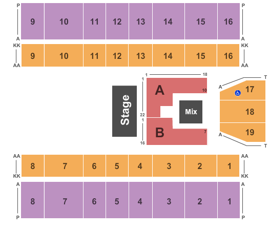 Marshall Health Network Arena Sinbad Seating Chart