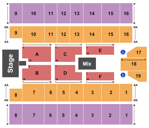 Marshall Health Network Arena Styx Seating Chart
