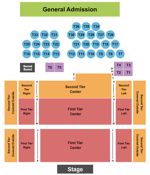 Big Top Chautauqua Endstage 5 Seating Chart
