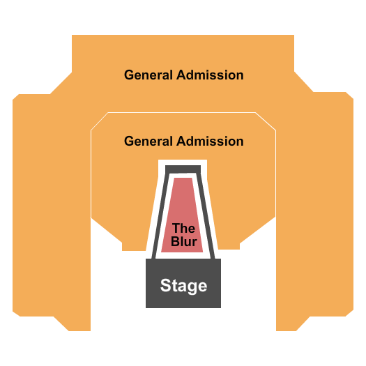 Bill Graham Civic Auditorium GA & Blur Seating Chart