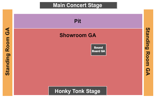 Billy Bob S Seating Chart Pit