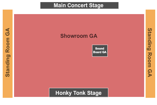 Billy Bobs Endstage GA Seating Chart