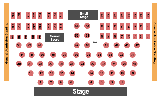 Billy Bobs Texas Country Music Awards 2 Seating Chart