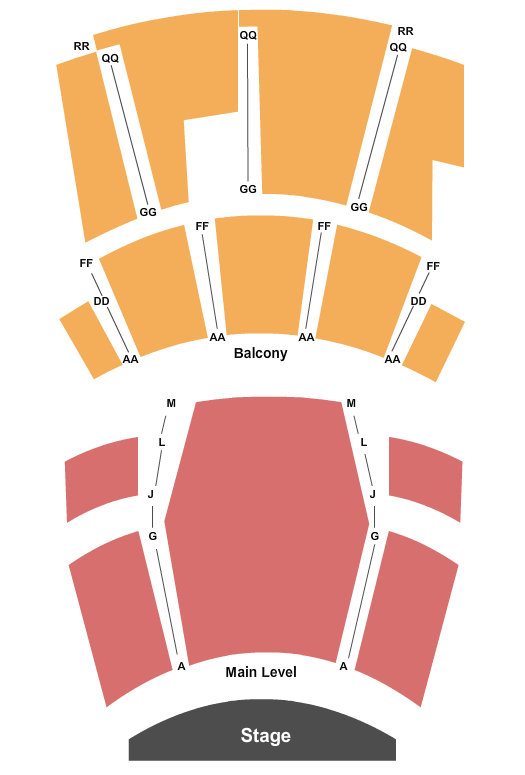 Bing Crosby Seating Chart
