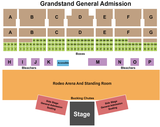 Big R Arena At Colorado State Fair Next Event Seating Chart