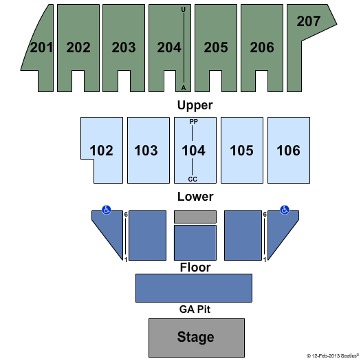 Bismarck Event Center Theatre Pit Seating Chart