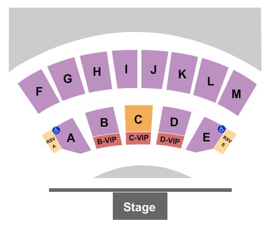 Black Oak Amphitheater Seating Chart