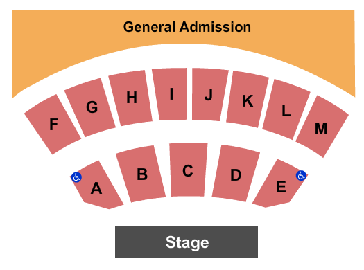Black Oak Amphitheater Seating Chart
