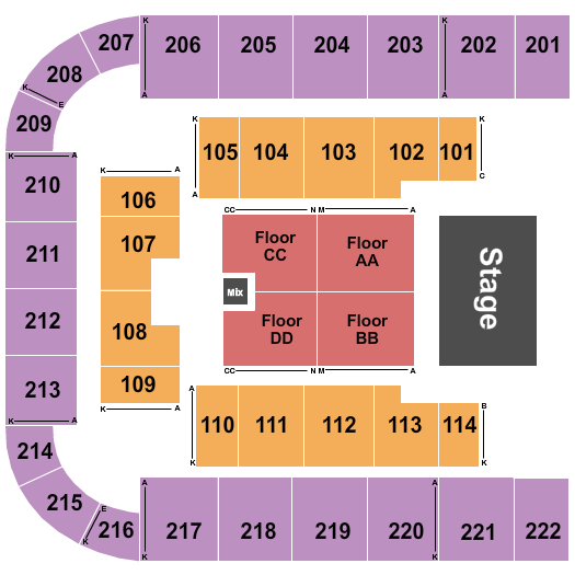 Black River Coliseum Gary Allen Seating Chart