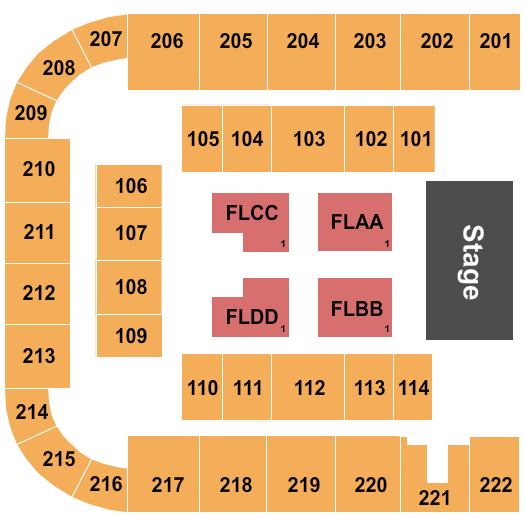 Black River Coliseum Newsboys Seating Chart