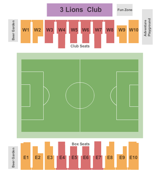 MUSC Health Stadium Soccer Seating Chart