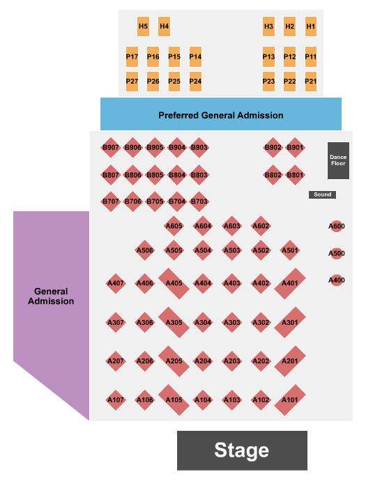 Blackhawk Creek Next Event Seating Chart