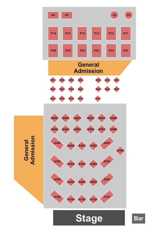 Blackhawk Creek Endstage Tables 2 Seating Chart