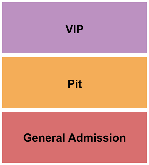 Blakeslee Stadium GA/Pit/VIP Seating Chart