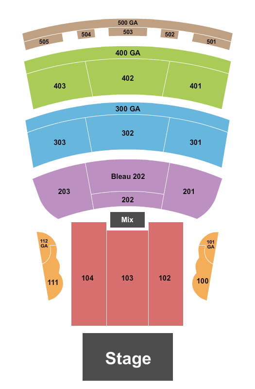 Hootie & The Blowfish BleauLive Theater At Fontainebleau Las Vegas Seating Chart